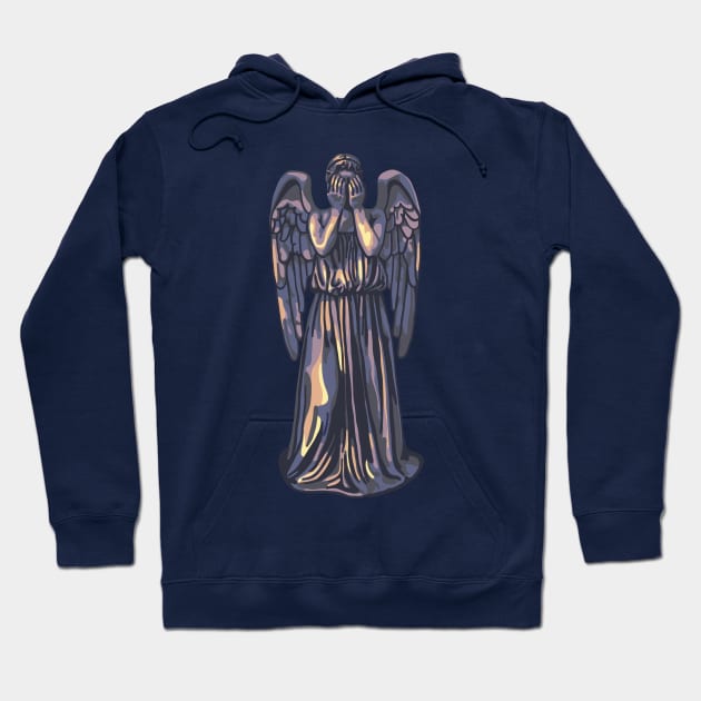 Weeping Angel Hoodie by Slightly Unhinged